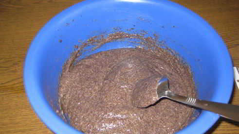 маково-творожный торт во весь притивень