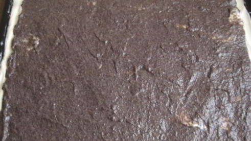 маково-творожный торт во весь притивень