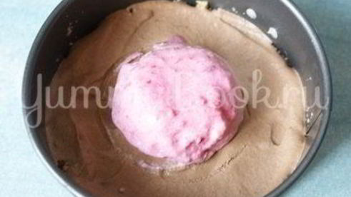 мини-торт вишнево-шоколадный баваруа