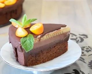 Муссовый торт три шоколада на сливках