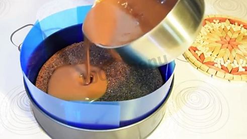 муссовый торт три шоколада на сливках