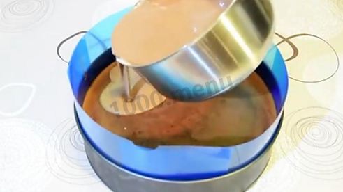 муссовый торт три шоколада на сливках