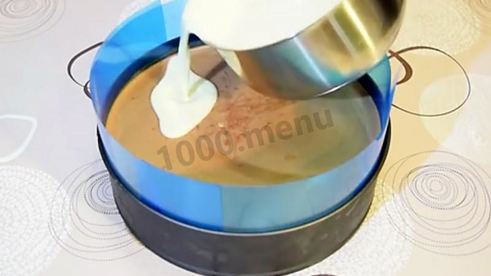 муссовый торт три шоколада на сливках