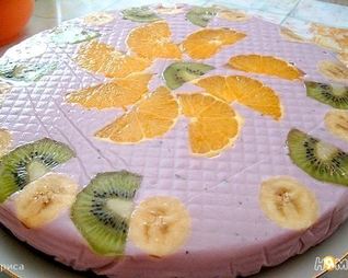 Нежный заливной тортик