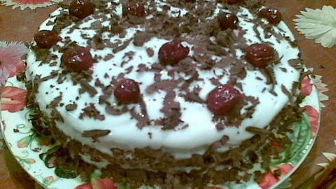 торт черный лес