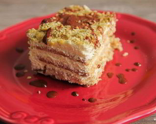 Торт из печенья Юбилейное без выпечки