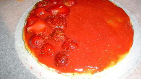 торт клубничка