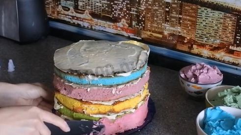 торт литл пони бисквитный из мастики