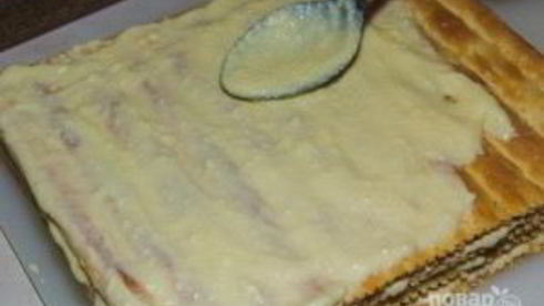 торт с готовыми коржами наполеон