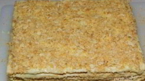 торт с готовыми коржами наполеон