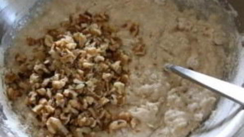 бананово-ореховые вафли