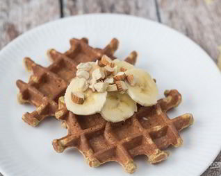 Банановые вафли