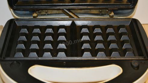 картофельные вафли в вафельнице