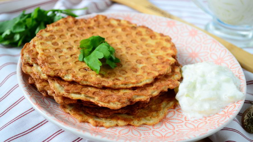 Рецепт картофельных вафель