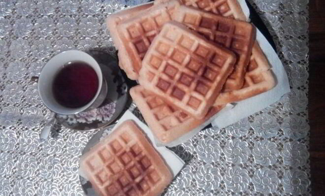 Очень нежные вафли