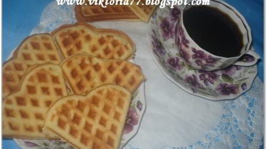 Рецепт песочных вафель