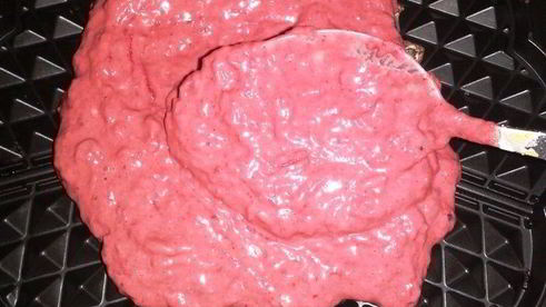 пряные свекольные вафли