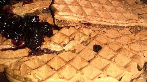 пряные свекольные вафли