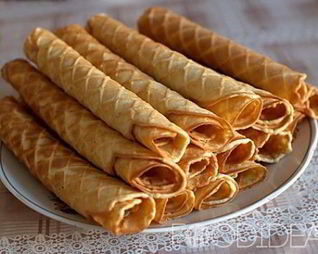 Вафельные трубочки без вафельницы