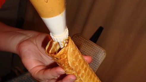 вафельные трубочки