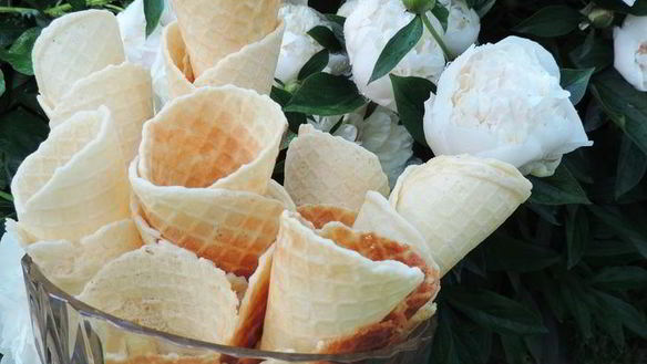 Рецепт Вафель для мороженого