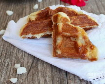 Вафли домашние в электровафельнице