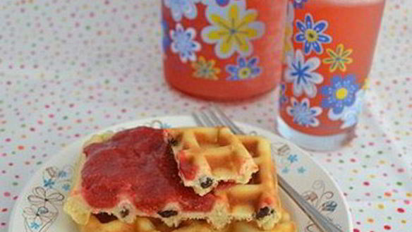 Рецепт Венских вафель с изюмом