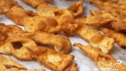 воздушный хворост на кефире