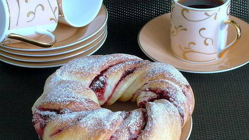 выпечка с клюквой