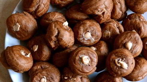 шоколадные профитроли