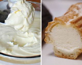 Сливочный крем для эклеров