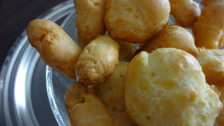 Рецепт сырных профитролей