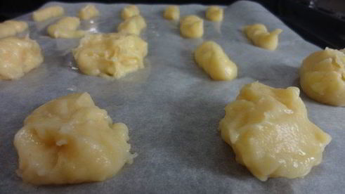 сырные профитроли