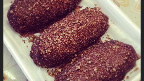 Рецепт Сыроедных шоколадных эклеров