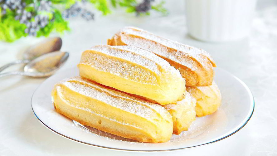 Рецепт эклеров с белковым кремом