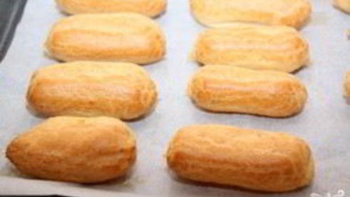 эклеры со сливочным кремом