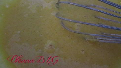 заварное пирожное с заварным кремом на белом шоколаде