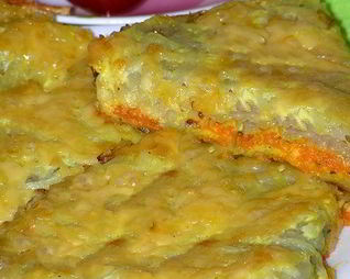 Картофельная запеканка без яиц