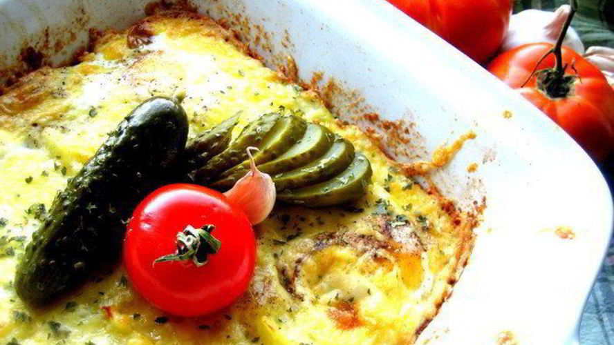 Рецепт картофельной запеканки под сыром