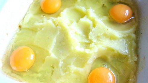 картофельная запеканка под сыром