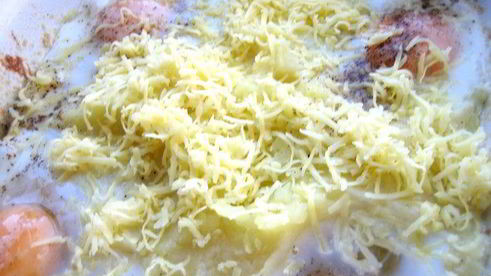 картофельная запеканка под сыром