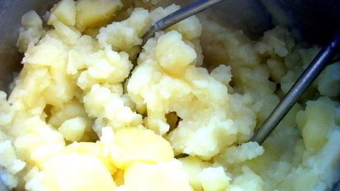 картофельная запеканка под сыром