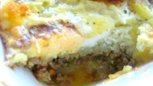 картофельная запеканка под сыром