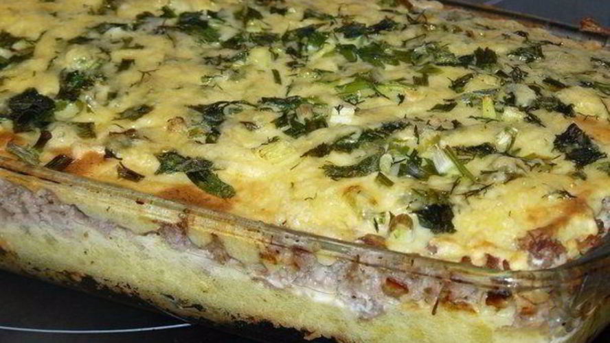 Рецепт картофельной запеканки с фаршем