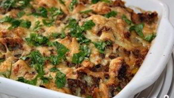 Рецепт Картофельной запеканки с куриным фаршем