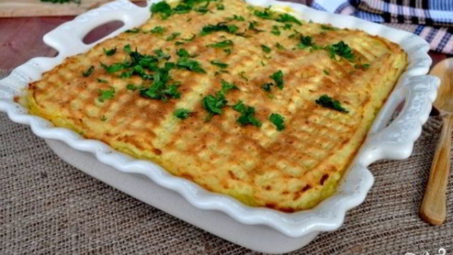 Рецепт картофельной запеканки с овощами