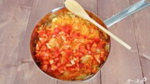 картофельная запеканка с овощами