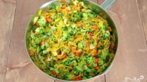 картофельная запеканка с овощами