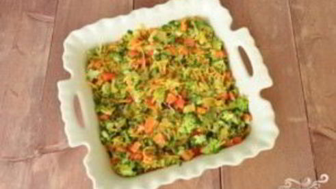 картофельная запеканка с овощами