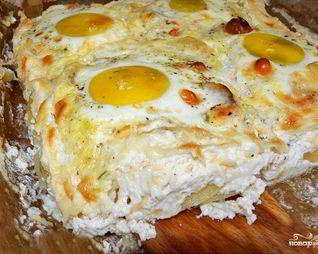 Картофельная запеканка с яйцом